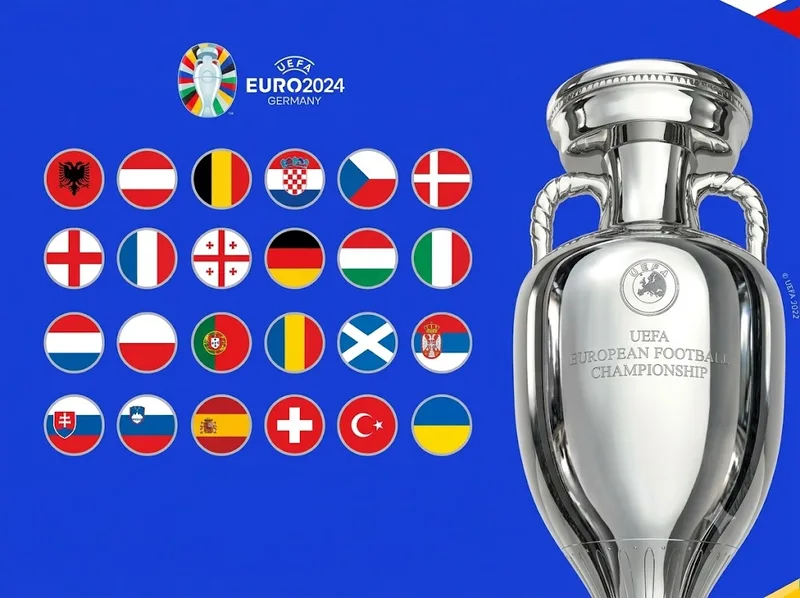Vòng chung kết Euro hiện quy tụ 24 đội tuyển từ khắp châu Âu.