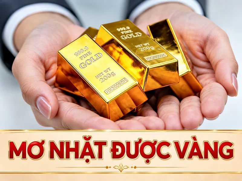 Mơ nhặt được vàng có thể tượng trưng cho cơ hội bất ngờ